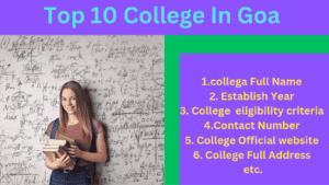 Read more about the article Top Colleges In Goa – 2025  Admission, Fees, Eligibilty, Courses, Contact Number
